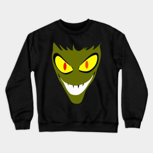 Scary goblin face Crewneck Sweatshirt